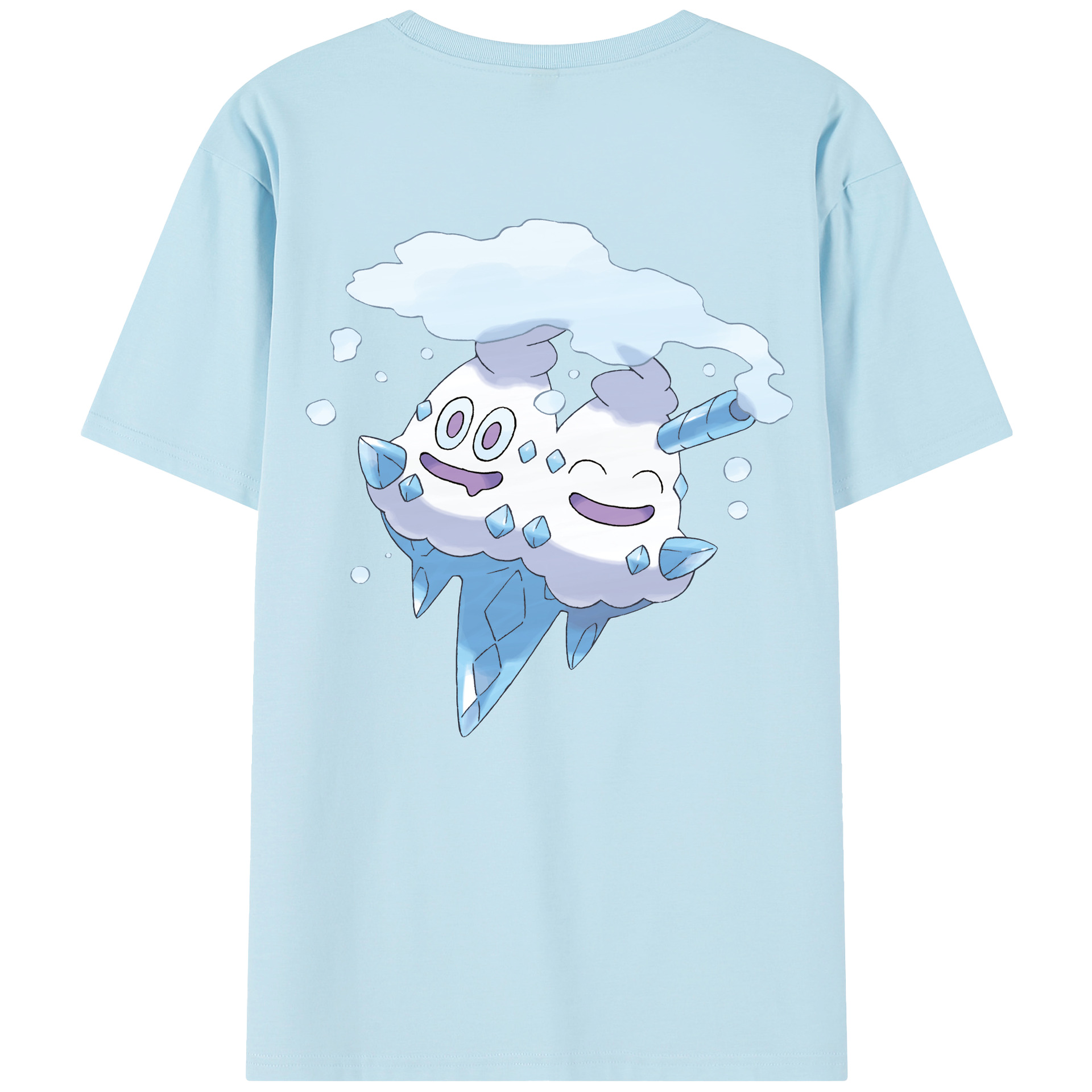 （画像用） ポケットモンスター Pokémon 綿100％半袖Tシャツ（背面プリント）
